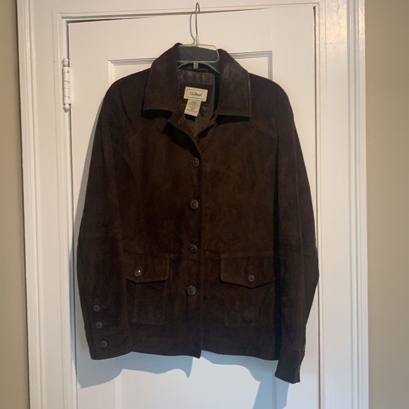 L.L. Bean Jackets & Blazers - Women’s Mocha Suede Leather Jacket!